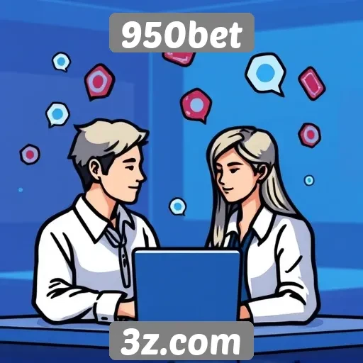 Atendimento ao cliente na plataforma 950bet