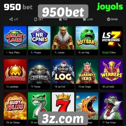 Análise das opções de jogos na 950bet