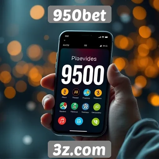 Experiência do usuário em dispositivos móveis na 950bet